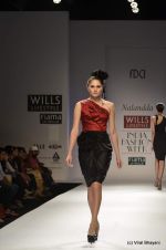 Model walk the ramp for Nalandda Show at Wills Lifestyle India Fashion Week 2012 day 3 on 8th Oct 2012 (58).JPG